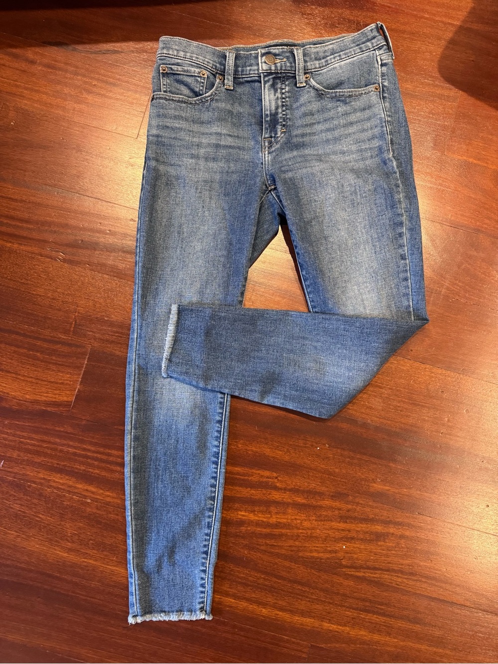 Lucky Brand Ava Mid Rise Women's Blue Skinny Jeans